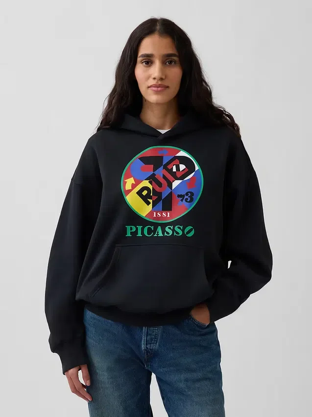 Robert Indiana Vintagesoft-tröja med huva
