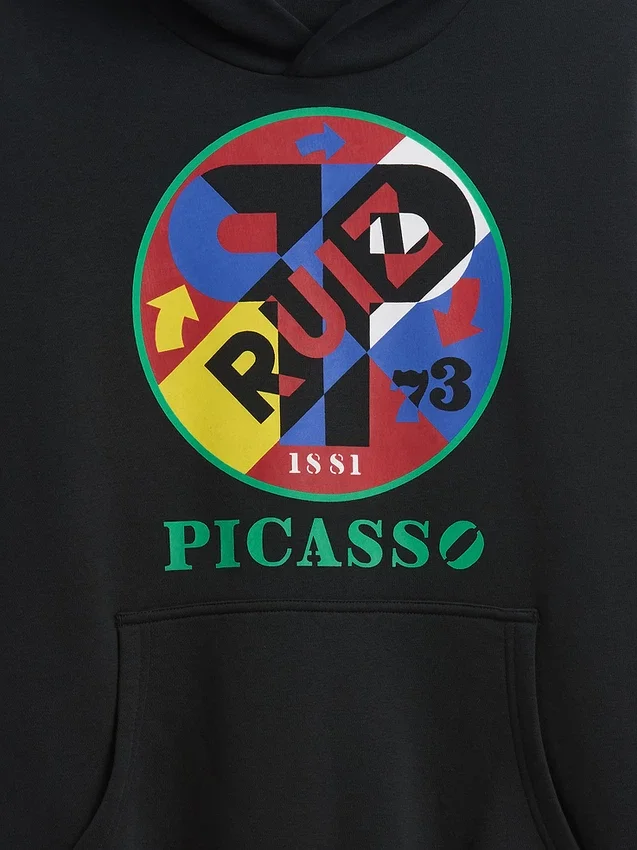 Robert Indiana Vintagesoft-tröja med huva