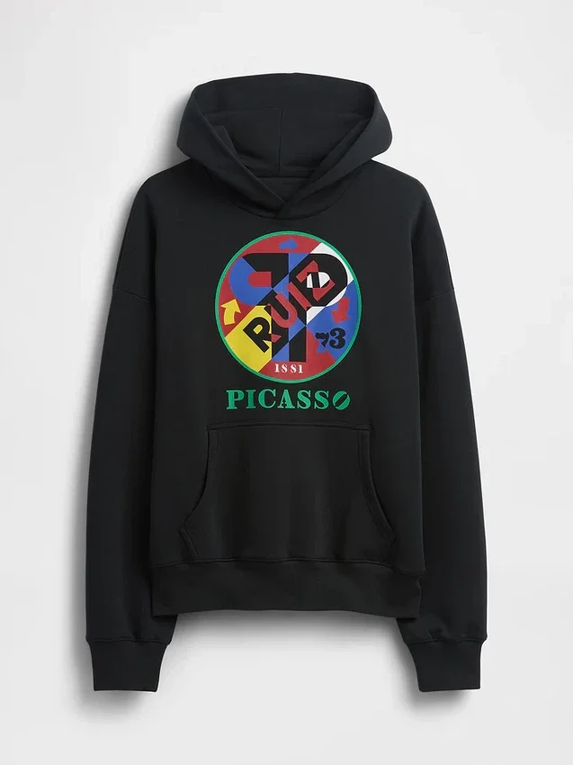 Robert Indiana Vintagesoft-tröja med huva