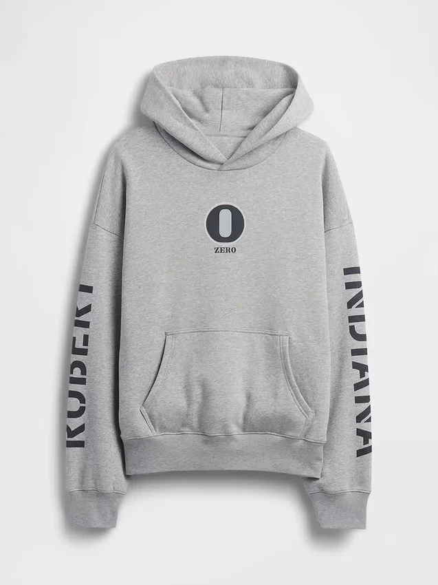 Robert Indiana Vintagesoft-tröja med huva