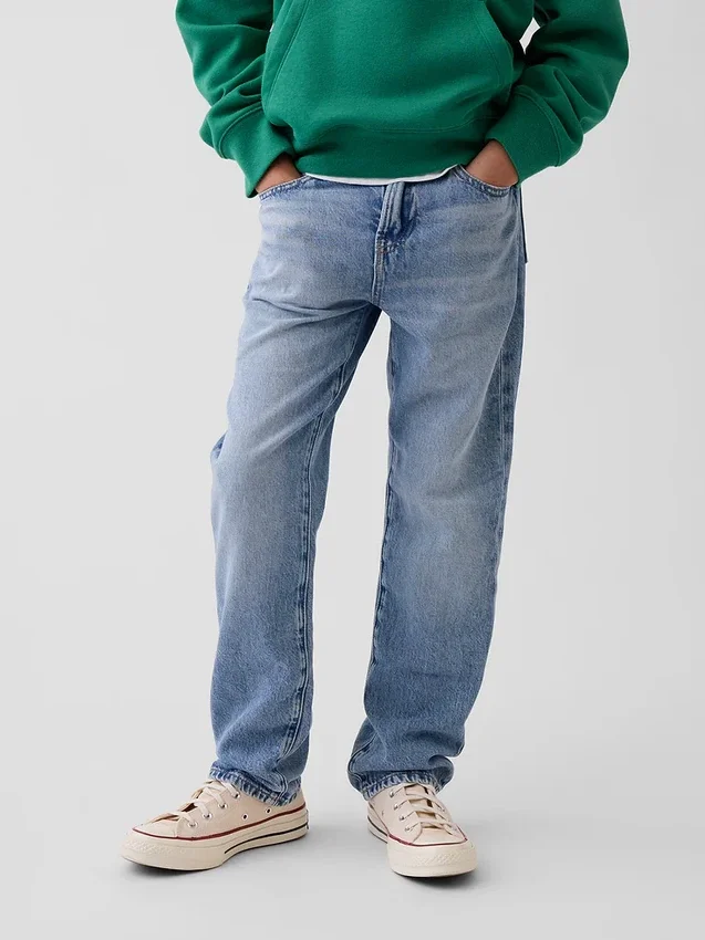 Rättade jeans för barn