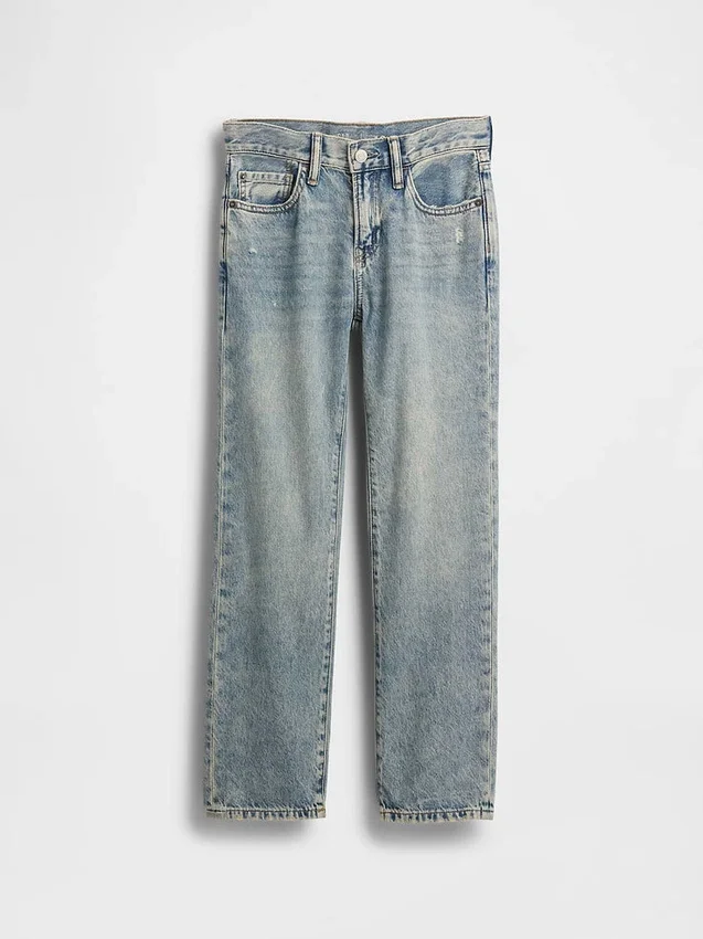 Rättade jeans för barn