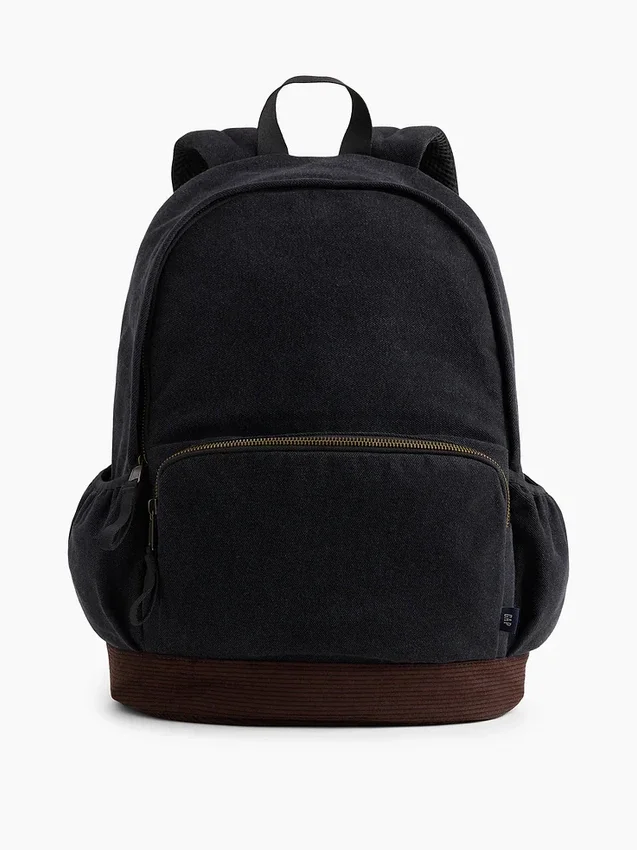 Ryggsäck i denim och corduroy för barn