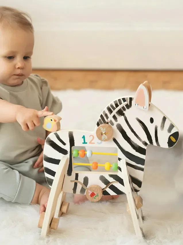 Safari Zebra aktivitetsleksak