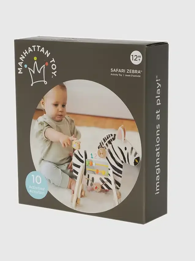 Safari Zebra aktivitetsleksak