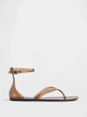 Sandaler med remmar i gelé