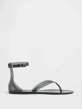 Sandaler med remmar i gelé