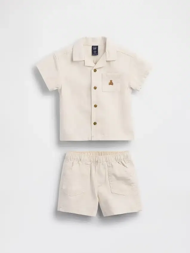 Set med babytröja med fickor