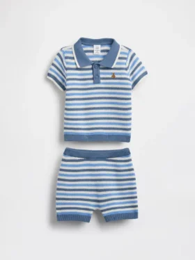 Set med babytröja och pikétröja