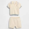 Set med babytröja och pikétröja