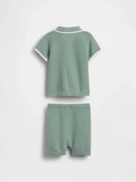 Set med babytröja och pikétröja