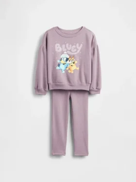 Set med Bluey Vintagesoft-tröja och ribbade leggings för Baby & Småbarn