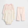Set med bodysuit i ekologisk bomull för spädbarn (3-pack)