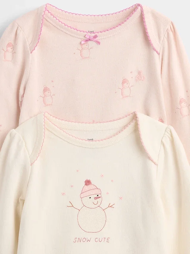 Set med bodysuit i ekologisk bomull för spädbarn (3-pack)