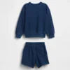 Set med indigo-färgad frotté för Baby & Småbarn