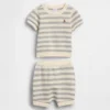 Set med randig babytröja