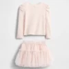 Set med ribbad tröja och tyllkjol för Baby & Småbarn