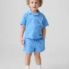 Set med rutig frottéklädsel för Baby & Småbarn