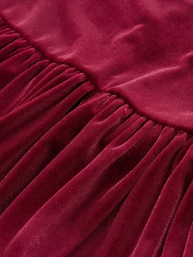 Set med velourkläder med volanger för Baby & Småbarn