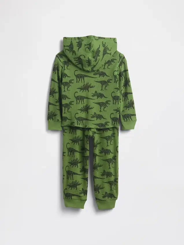 Set med våffelstickad tröja och joggingbyxor för Baby & Småbarn