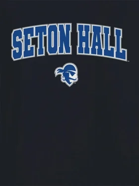 Seton Hall University Arch Logo, svart grafisk T-shirt