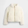 Sherpa-puffjacka för barn