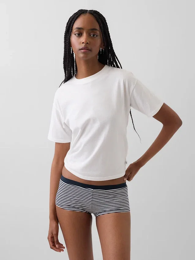 Shorts i ekologisk stretchbomull