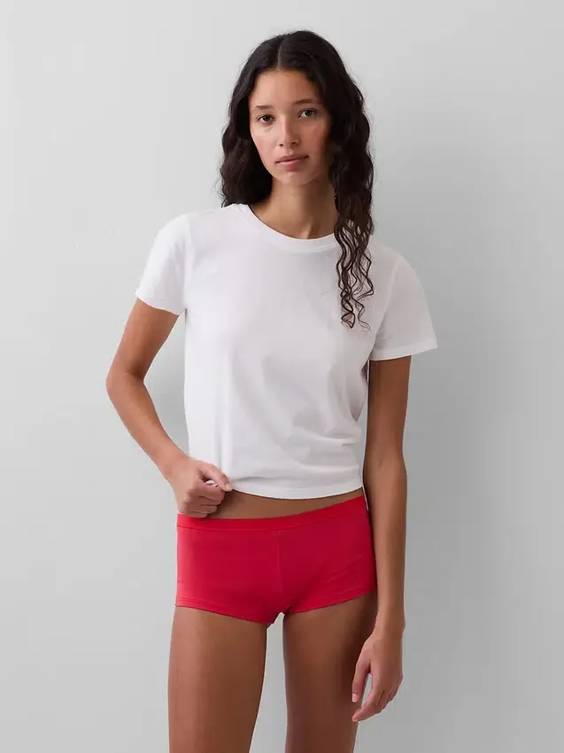 Shorts i ekologisk stretchbomull