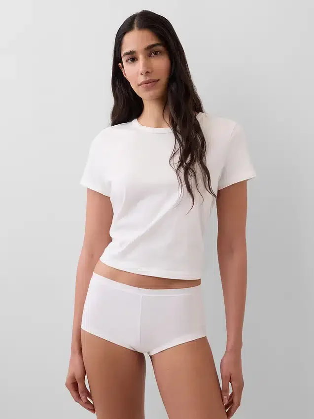 Shorts i ekologisk stretchbomull