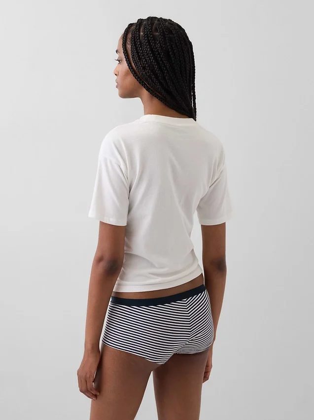 Shorts i ekologisk stretchbomull