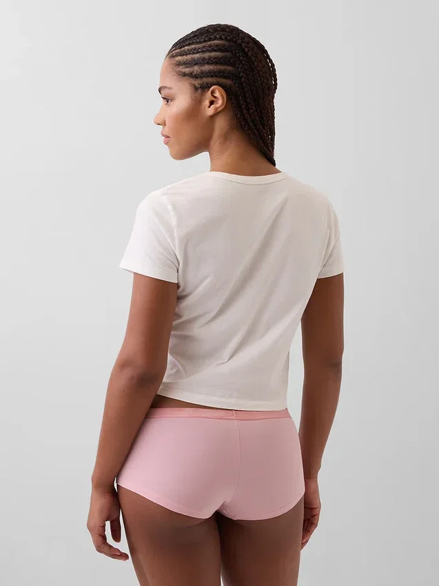 Shorts i ekologisk stretchbomull