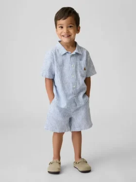 Shorts i linne-bomull för Baby & Småbarn