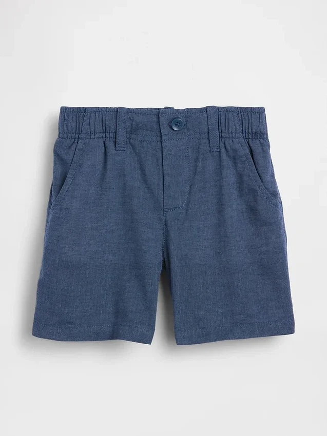 Shorts i linne-bomull för Baby & Småbarn