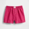 Shorts i återvunnen flanell för barn