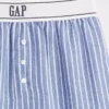 Shorts i återvunnen flanell för barn
