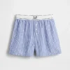 Shorts i återvunnen flanell för barn