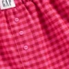 Shorts i återvunnen flanell för barn