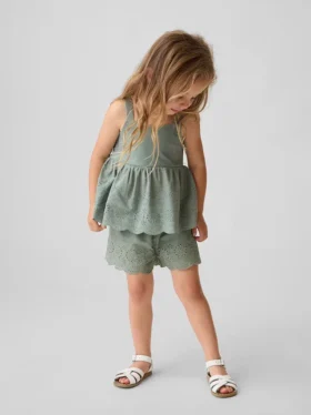 Shorts med öljettkant för Baby & Småbarn