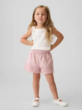 Shorts med öljettkant för Baby & Småbarn