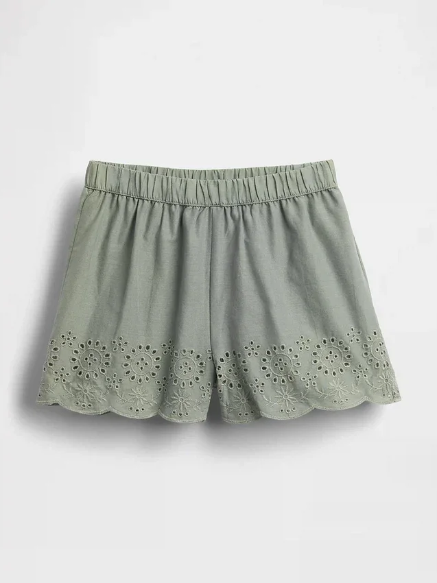 Shorts med öljettkant för Baby & Småbarn