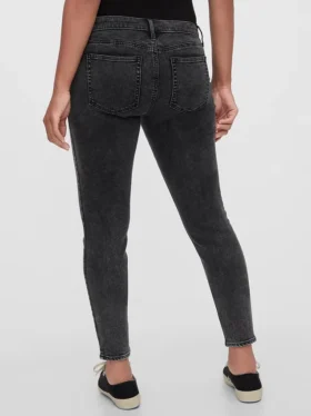 Skinny jeans med insats för mammakläder