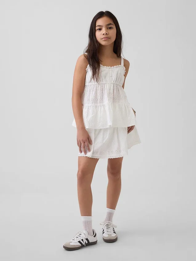 Skort med öglemönster för barn