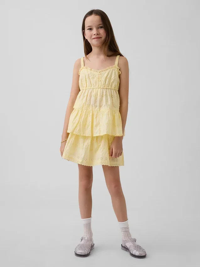 Skort med öglemönster för barn