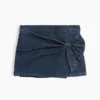 Skort med rosett i denim för Baby & Småbarn
