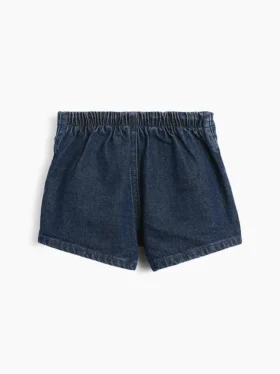Skort med rosett i denim för Baby & Småbarn