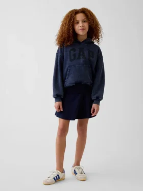 Skort med vikbar midja för barn