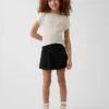 Skort med vikbar midja för barn