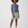 Skort med vikbar midja för barn