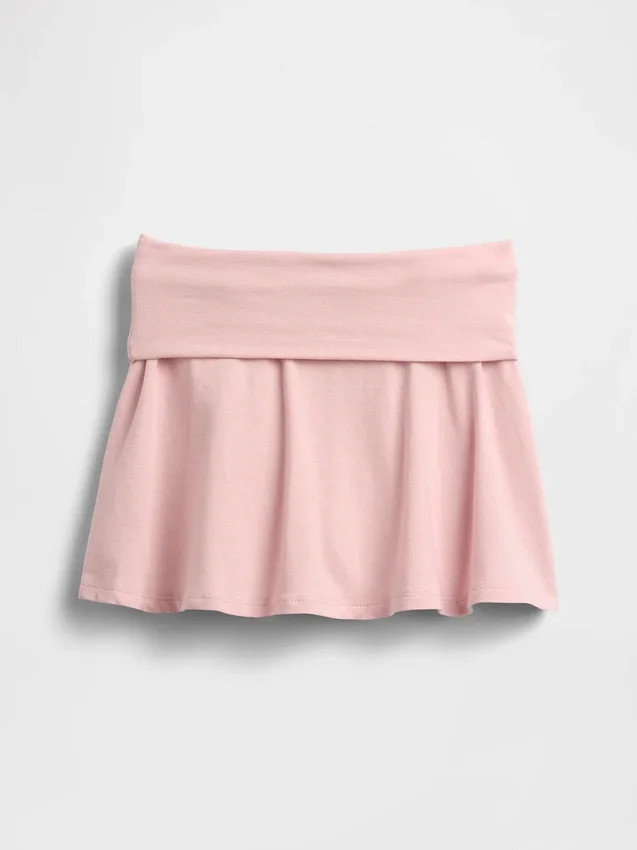 Skort med vikbar midja för barn