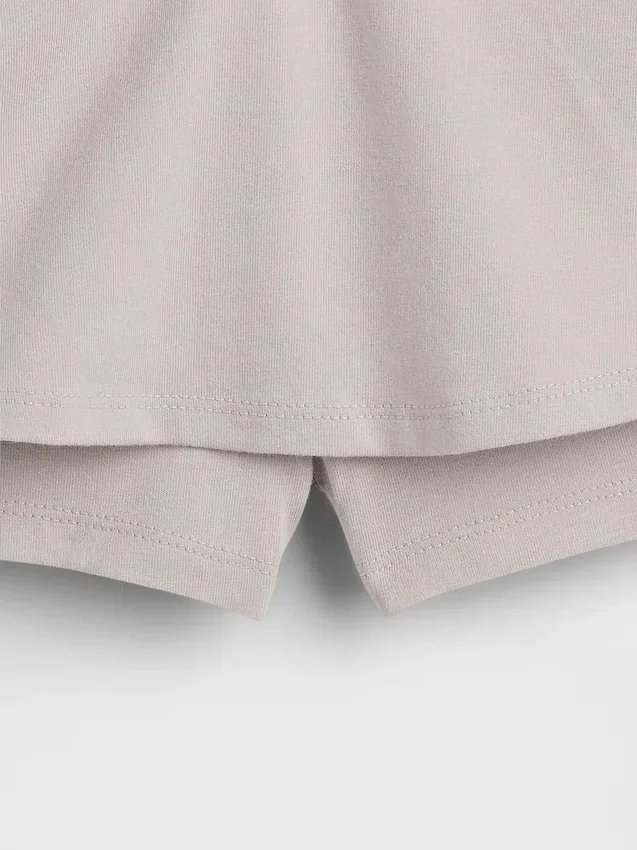 Skort med vikbar midja för barn
